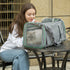 Cat Carrier with Telescopic Walking Handle